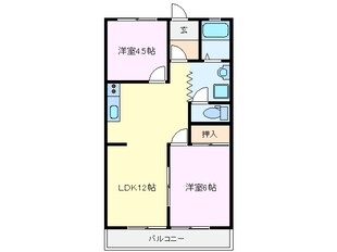 コーポラス匠の物件間取画像